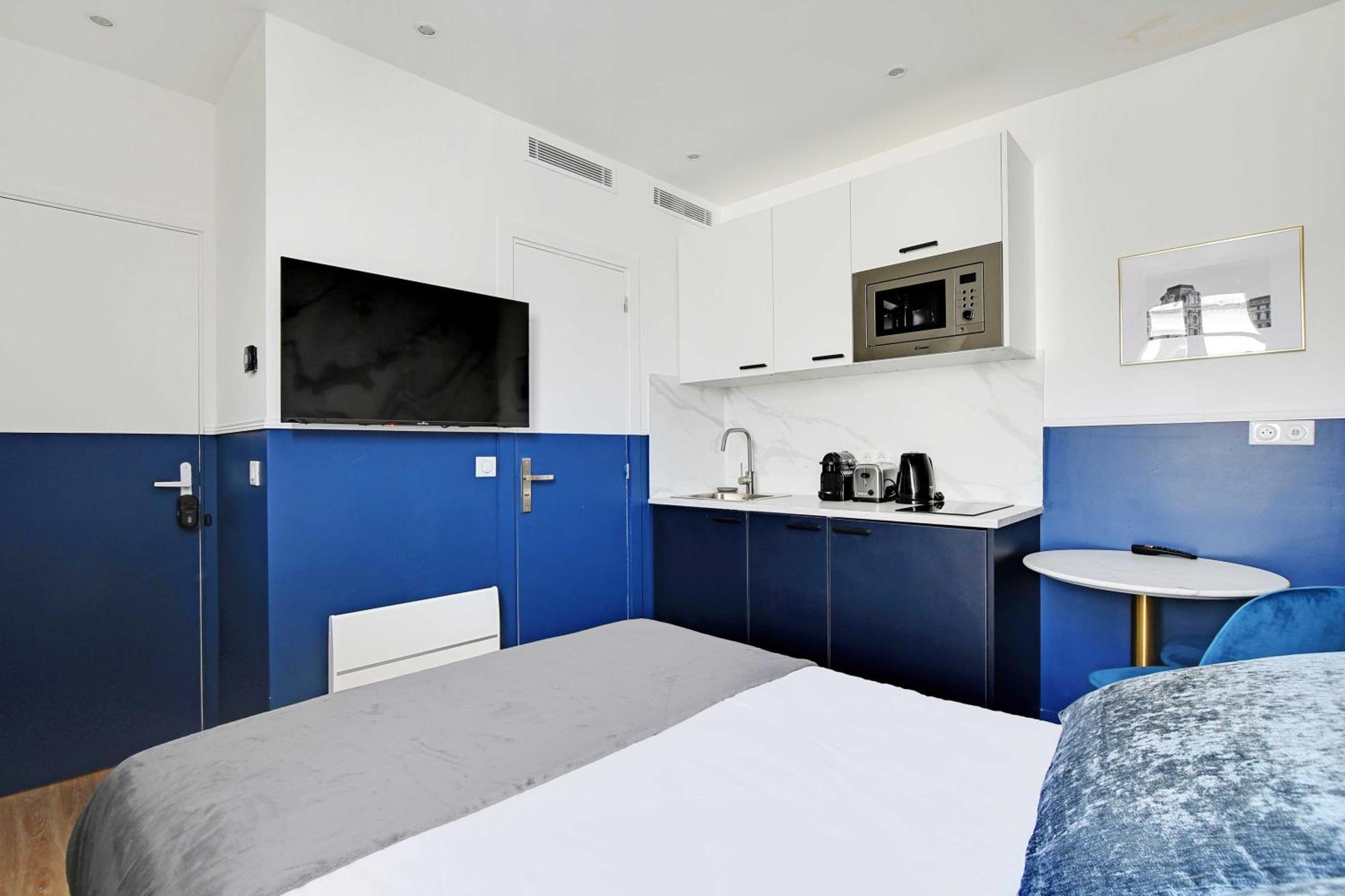 Modern Sutdio For 2 With A-C - Near Montmartre Paris Exterior foto